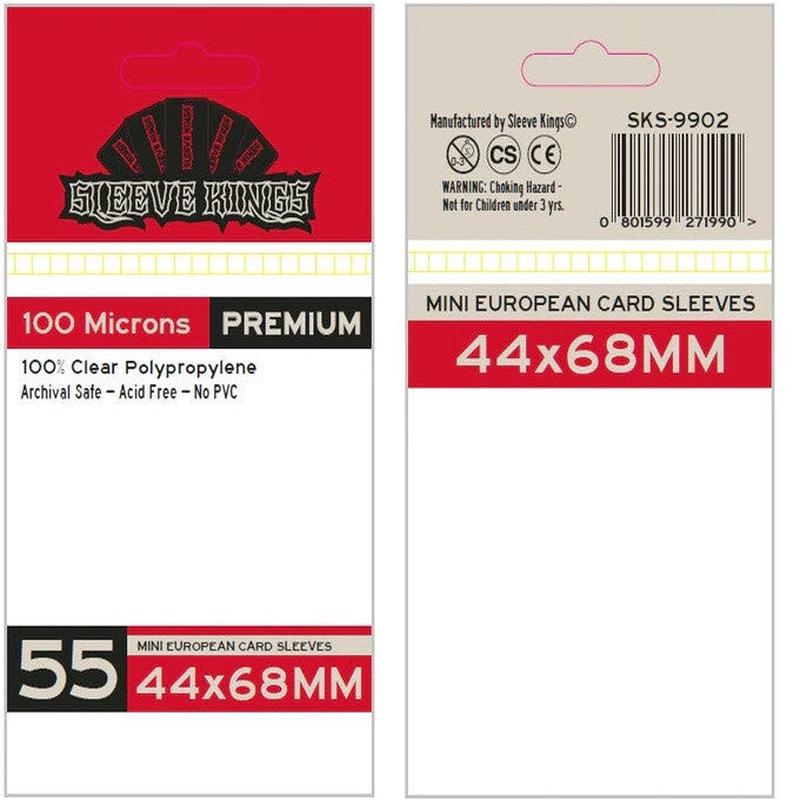 Sleeve Kings Board Game Sleeves / Mini European 44x68mm