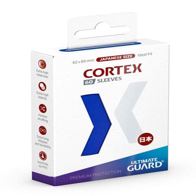 Ultimate Guard Cortex Sleeves Japanese Size (60)  - Blue