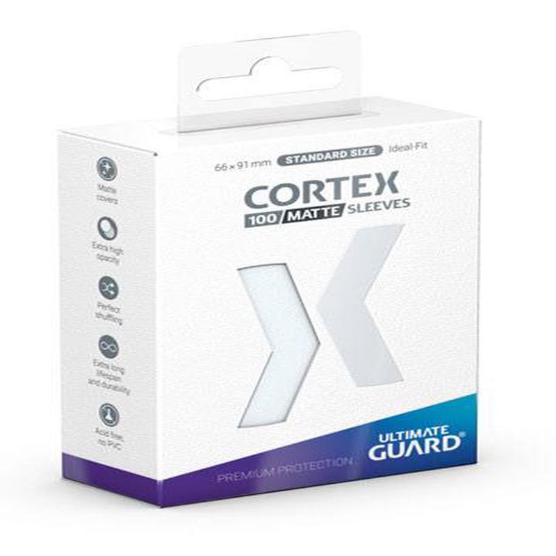 Ultimate Guard Cortex Sleeves Standard Size Matte (100) - Transparent