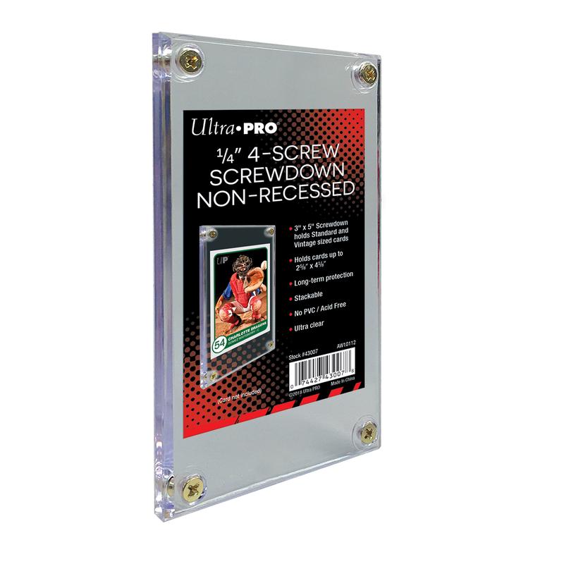 Ultra Pro UP43007 1/4" Screwdown Non-Recessed Card Holder