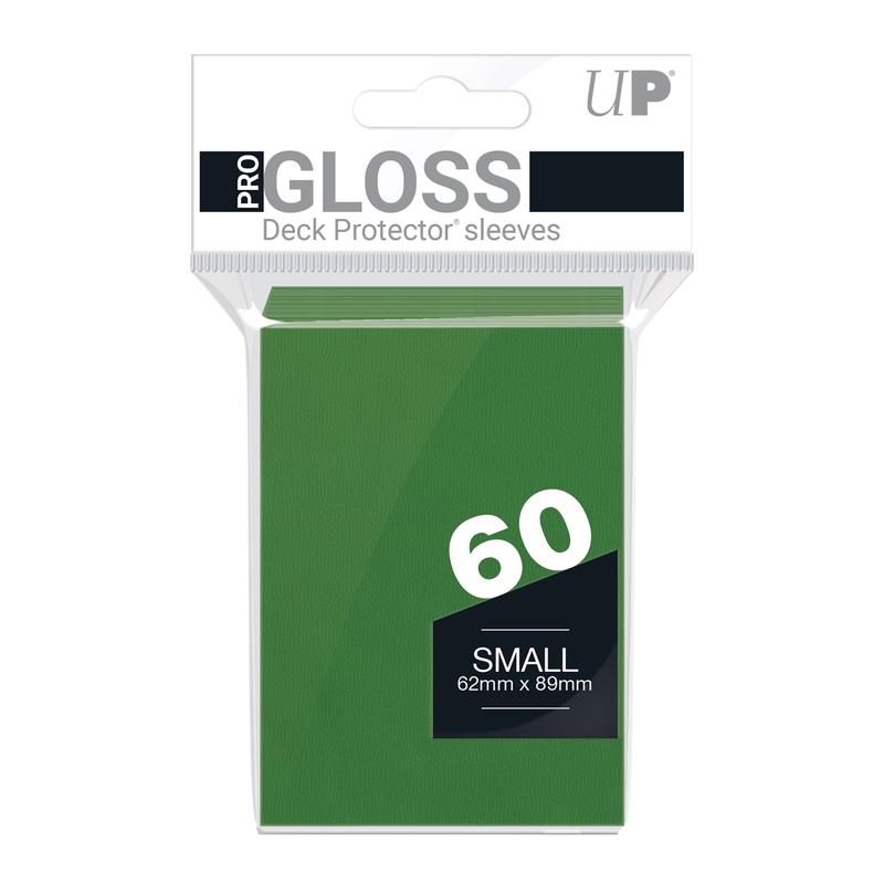 Ultra Pro UP82966 PRO-Gloss Small Deck Protector Sleeves 60-Piece Set - Green
