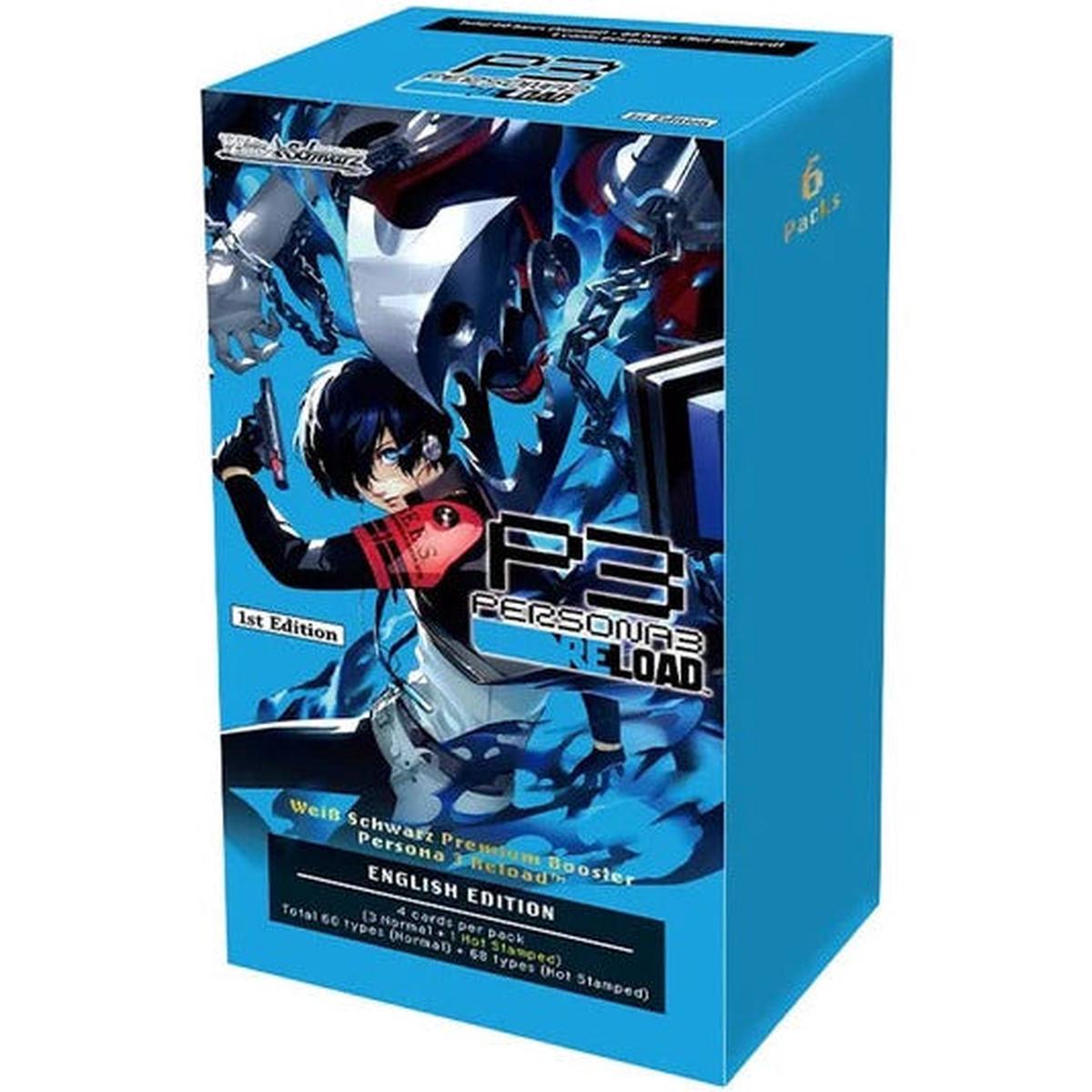 Weiss Schwarz TCG: Persona 3 Reload Premium Booster Box Reprint - 6 Packs