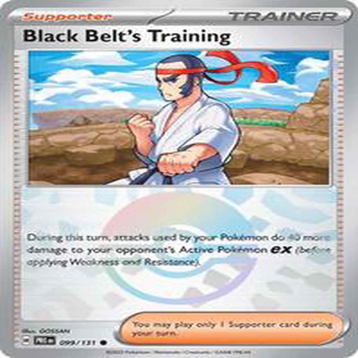 Black Belts Training - 099131 (Poke Ball Pattern) - SV Prismatic Evolutions (PRE) - Common