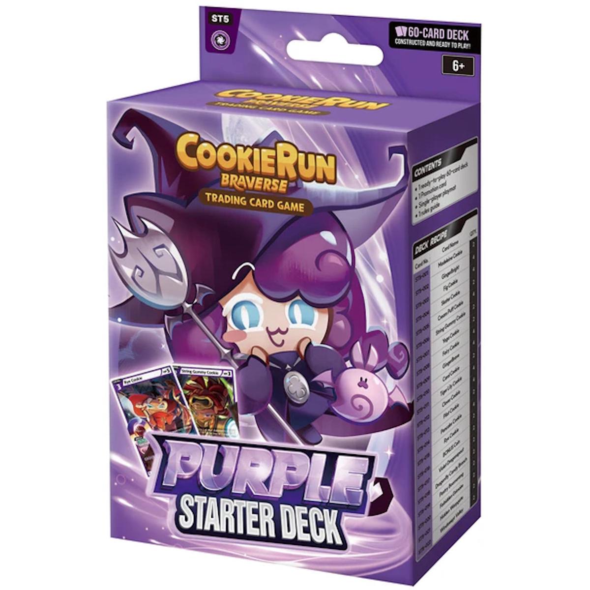 CookieRun Braverse TCG: Brave Beginning Starter Deck Purple