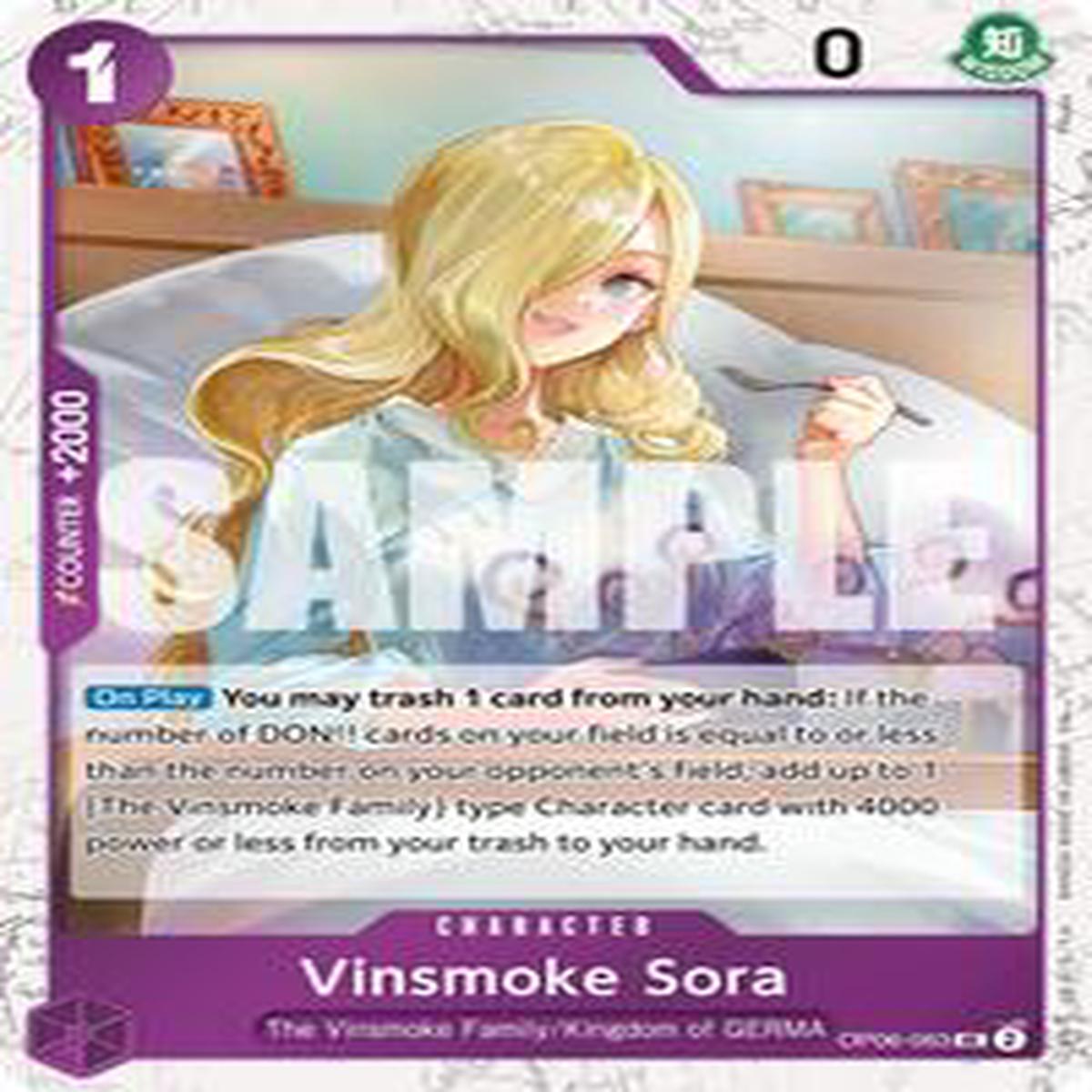Vinsmoke Sora (Pirate Foil) - OP06-063 - Premium Booster -The Best- Vol 2 (PRB-02)