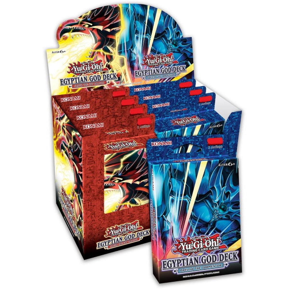 Yu-Gi-Oh! TCG: Egyptian God Deck Display Box - Slifer the Sky Dragon & Obelisk the Tormentor - 8 Decks