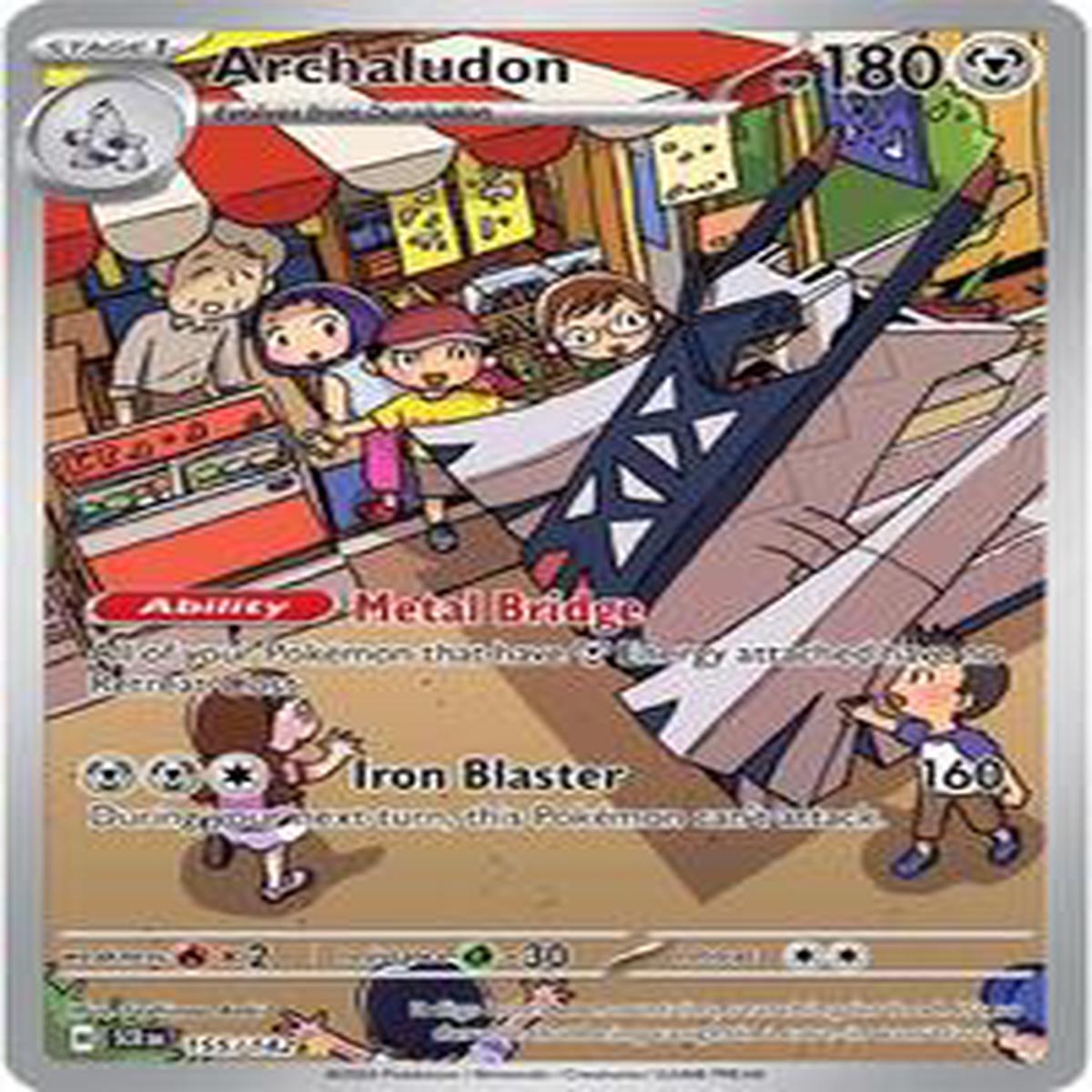 Archaludon - 155142 - SV07 Stellar Crown (SCR) - Illustration Rare