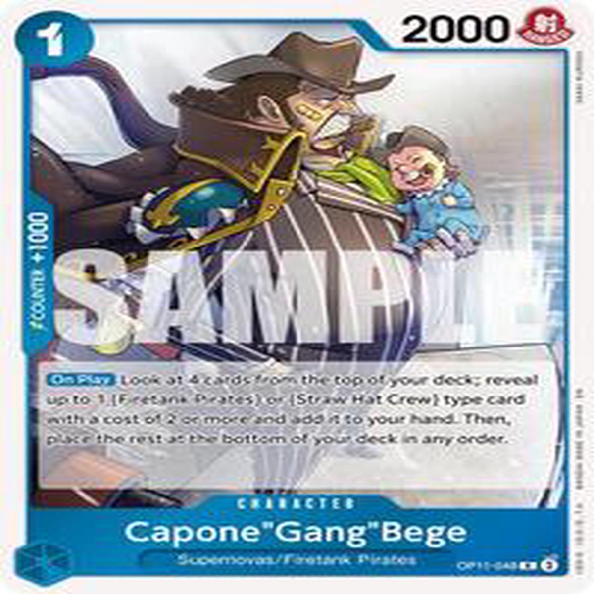 Capone"Gang"Bege (048) - OP11-048 - A Fist of Divine Speed (OP11)