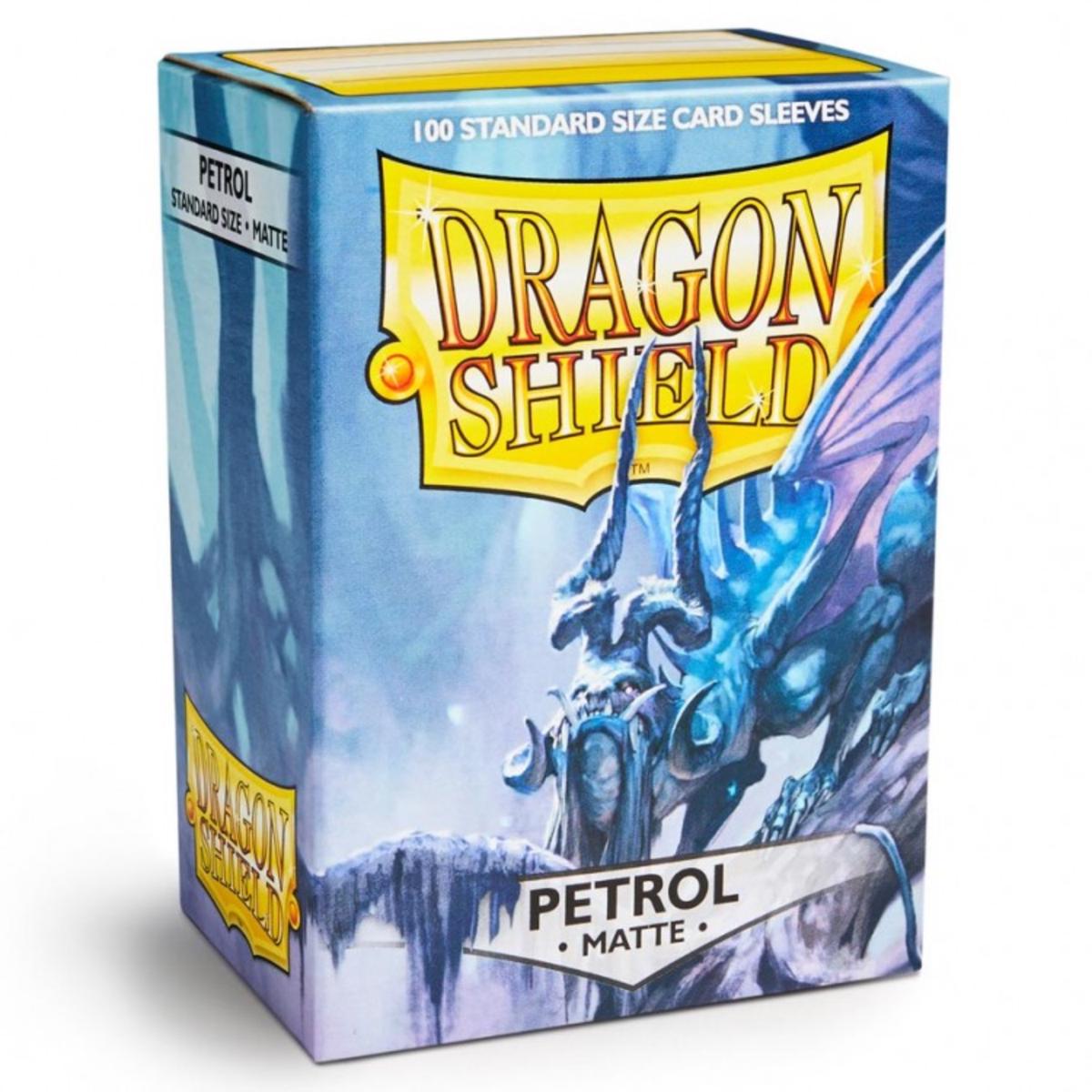 Dragon Shield Sleeves: Matte Petrol - 100 Standard Size Sleeves