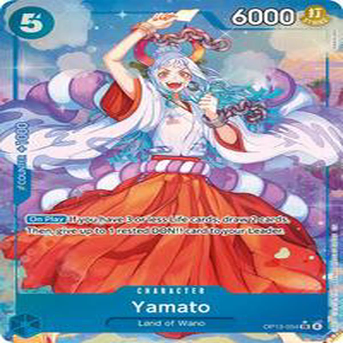 Yamato (Alternate Art) - OP13-054 - Carrying On His Will (OP13)