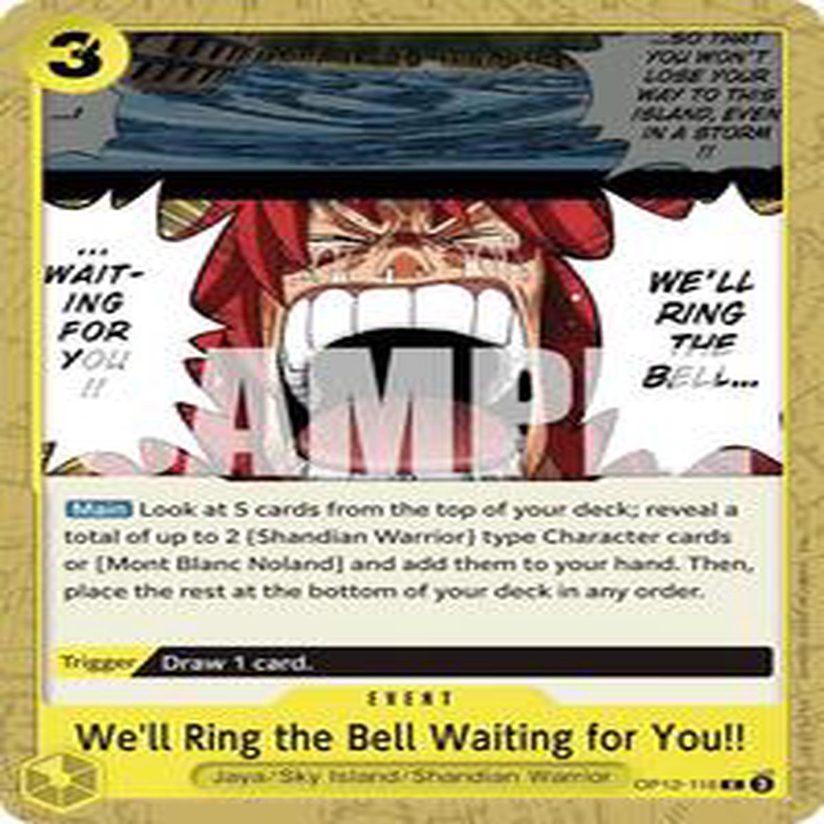 We'll Ring the Bell Waiting for You!! - OP12-116 - Legacy of the Master (OP12) - Normal