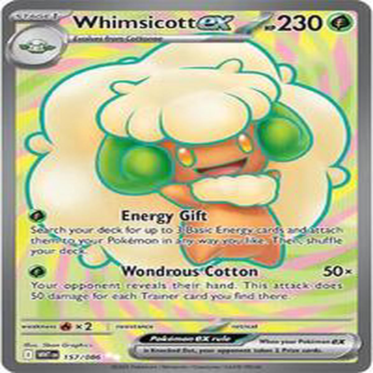 Whimsicott ex - 157086 - SV White Flare (WHT) - Ultra Rare