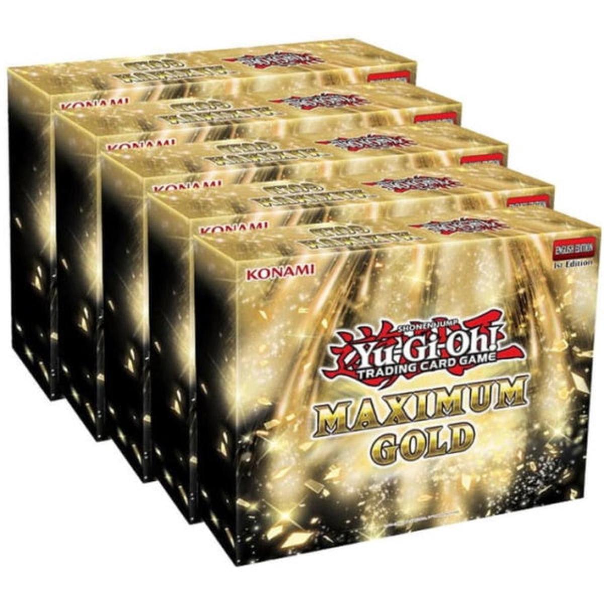 Yu-Gi-Oh! TCG: Maximum Gold Box 1st Edition - 20 Booster Packs