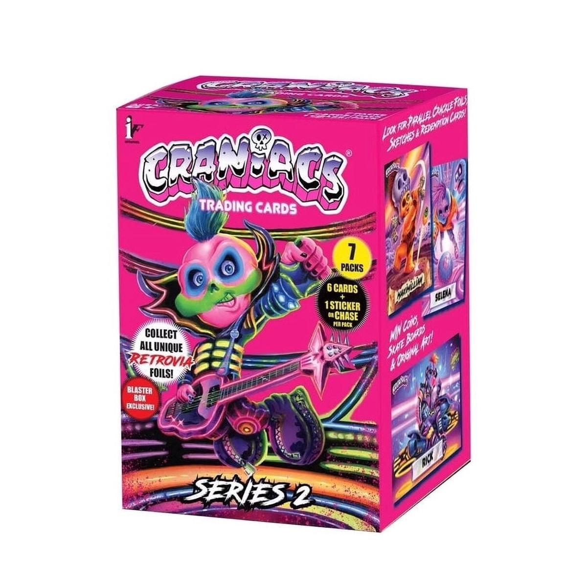 Craniacs TCG: Series 2 Trading Cards Blaster Box - 7 Packs