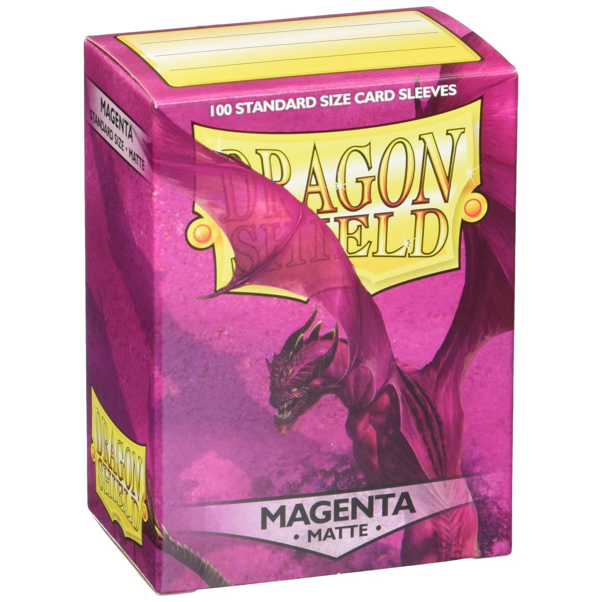 Dragon Shield Sleeves: Matte Magenta - 100 Standard Size Sleeves