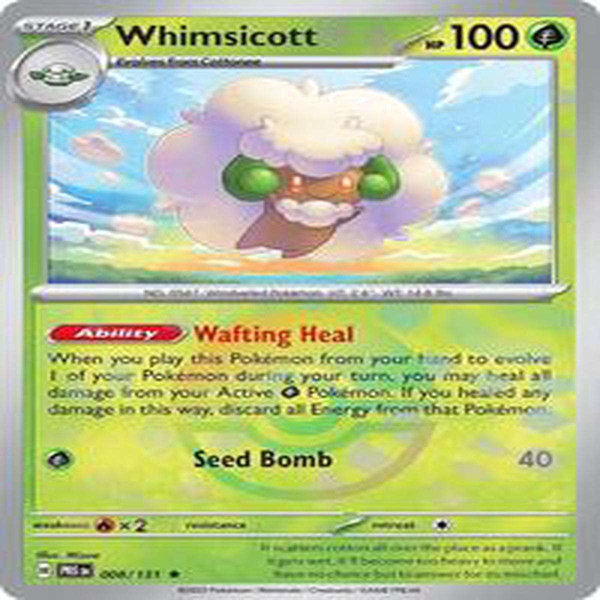 Whimsicott (Poke Ball Pattern) - 008131 - SV Prismatic Evolutions (PRE)