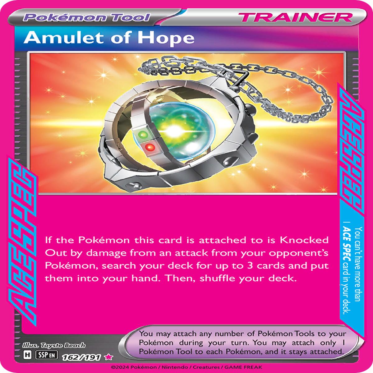 Amulet of Hope - 162/191 - SV08: Surging Sparks (SSP)