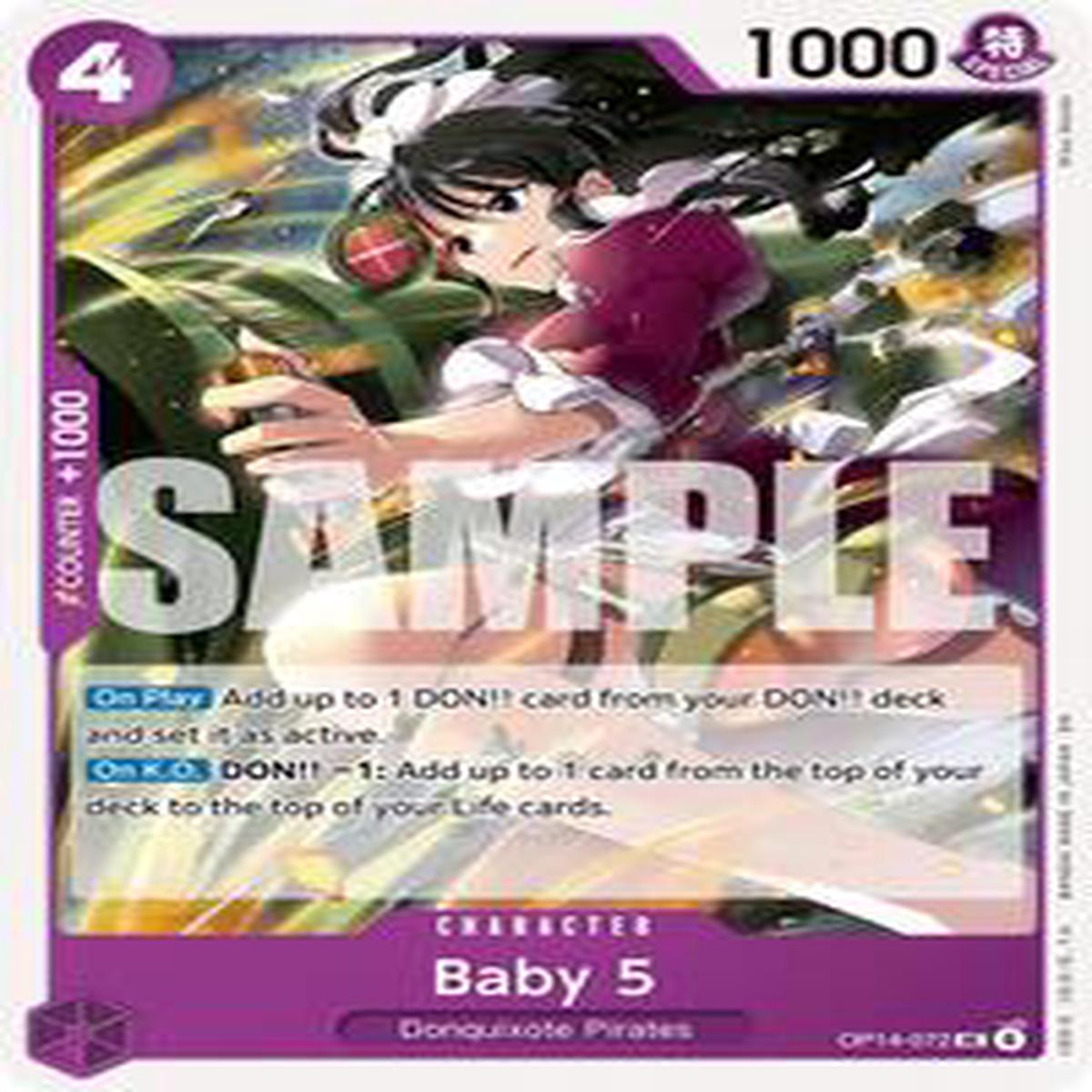 Baby 5 - OP14-072 - The Azure Seas Seven (OP14) - Normal