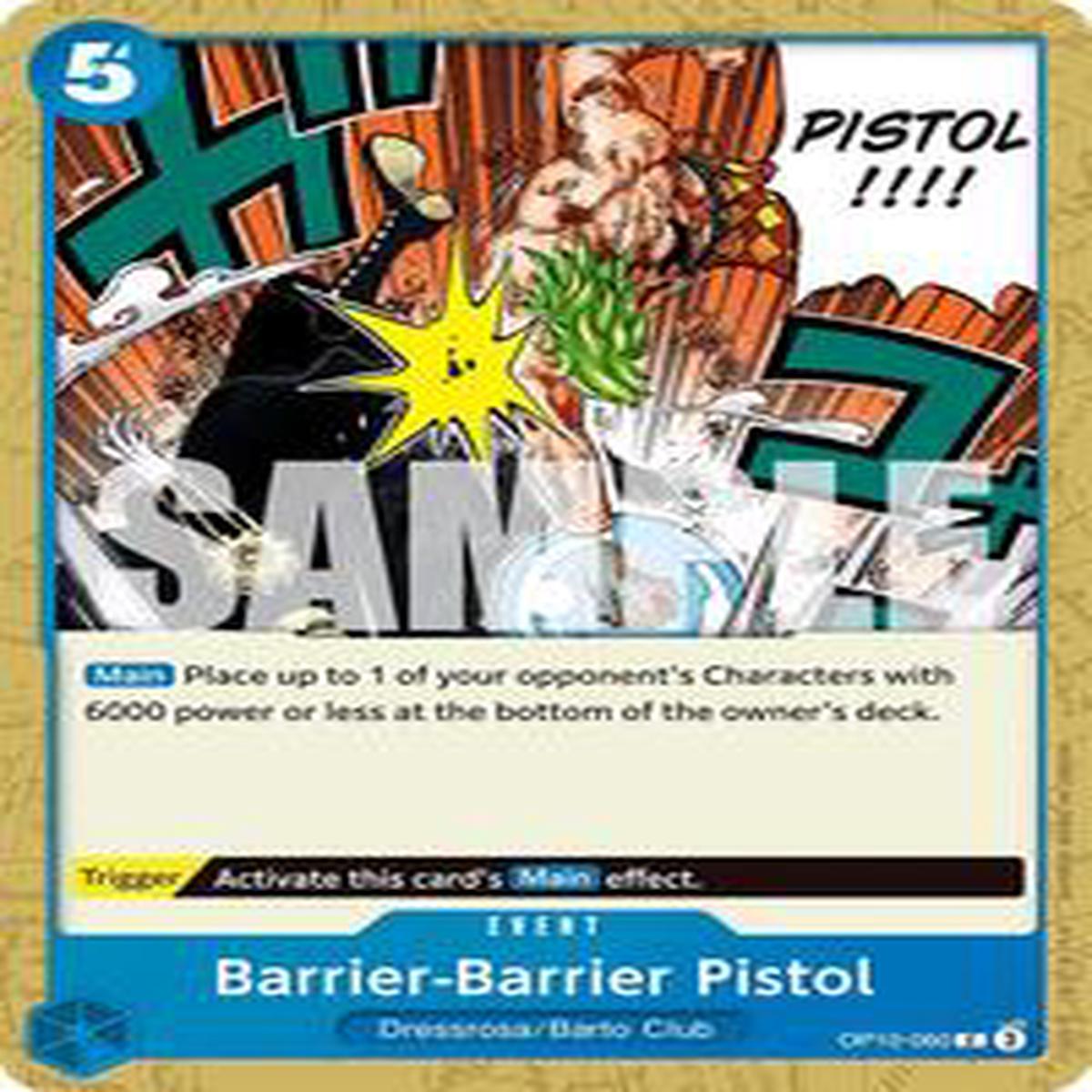 Barrier-Barrier Pistol - OP10-060 - Royal Blood (OP10) - Normal