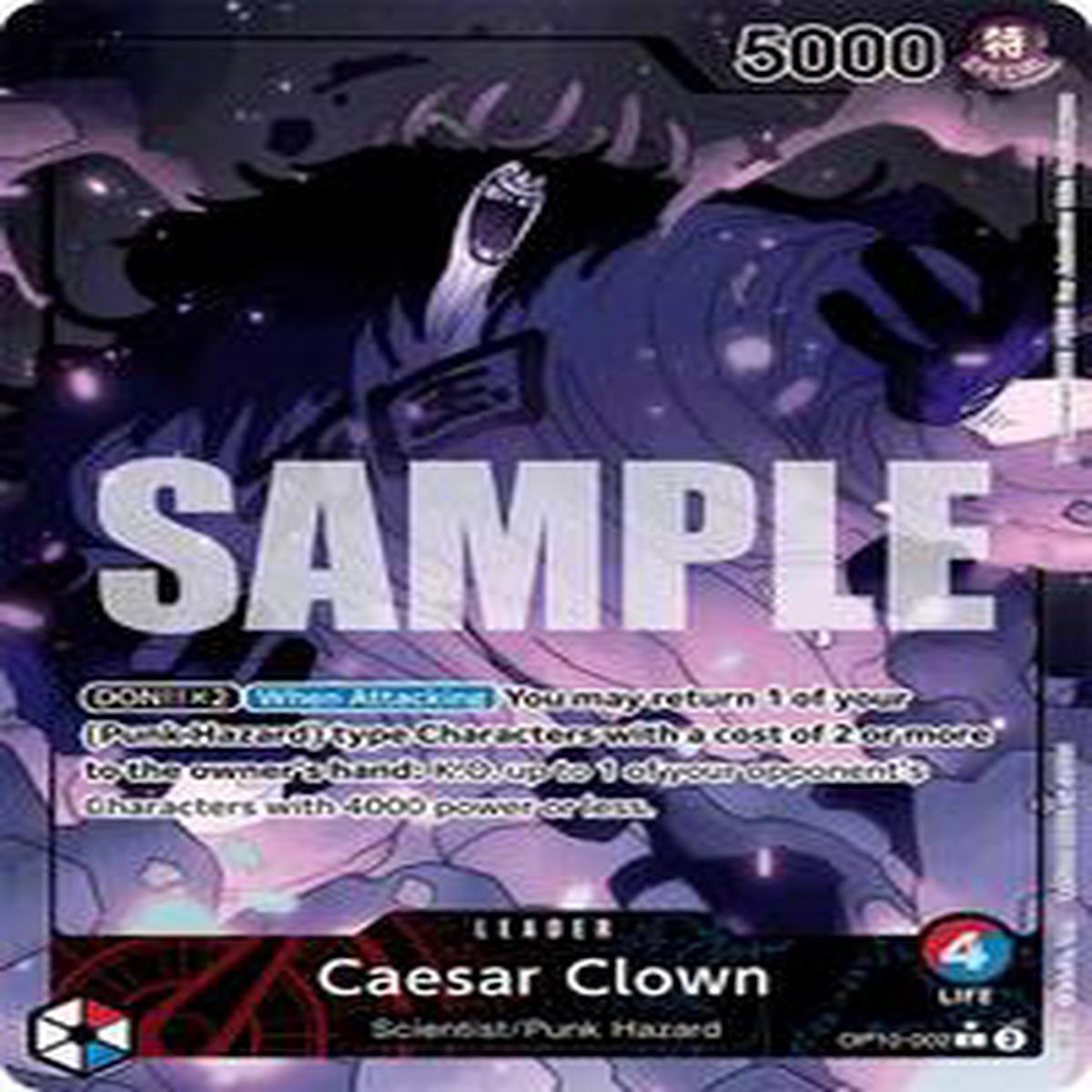 Caesar Clown (002) (Parallel) - OP10-002 - Royal Blood (OP10)