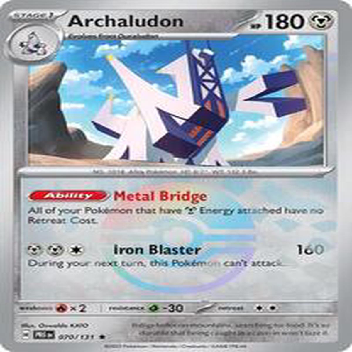 Archaludon (Poke Ball Pattern) - 070131 - SV Prismatic Evolutions (PRE)