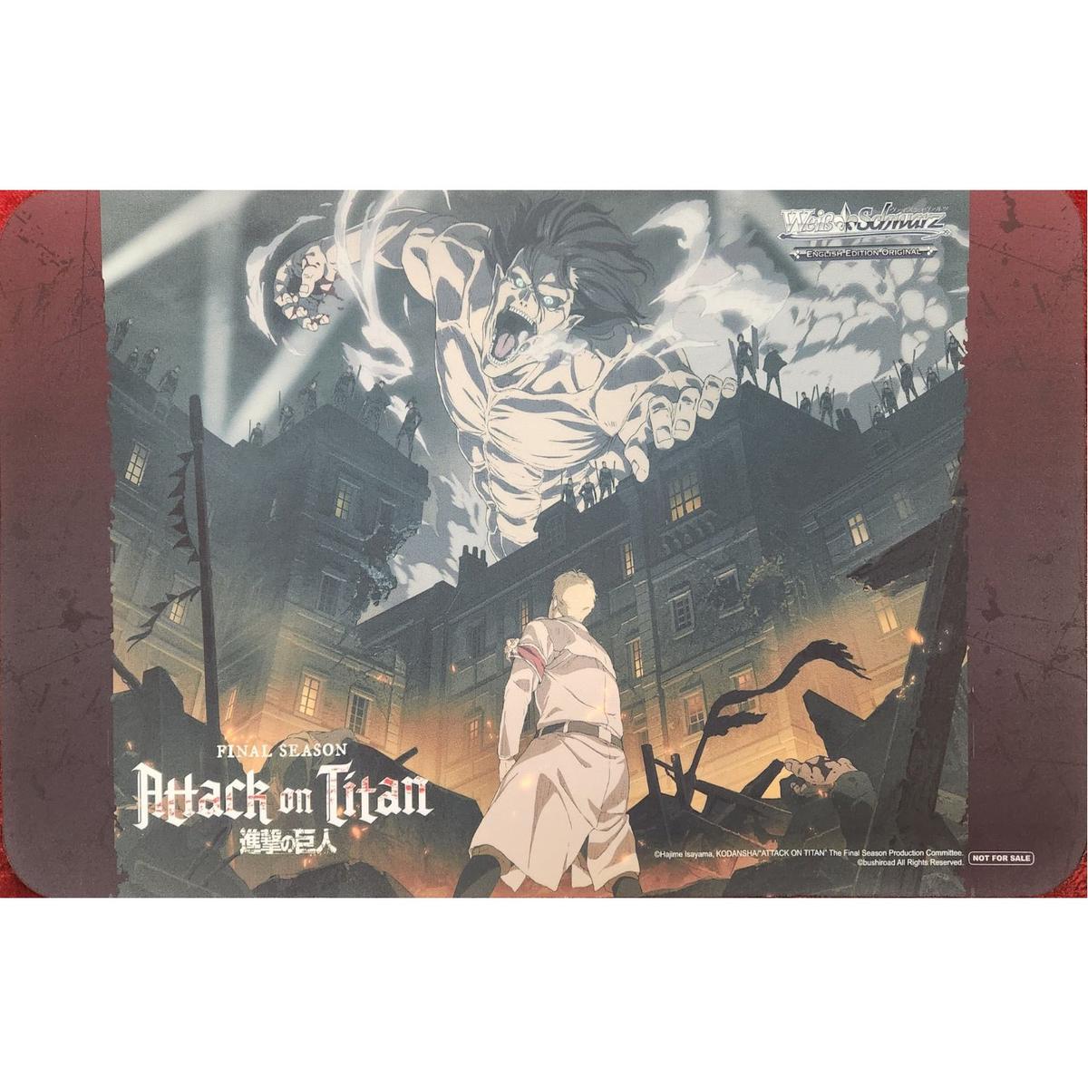 Weiss Schwarz TCG: Attack on Titan Final Season Playmat