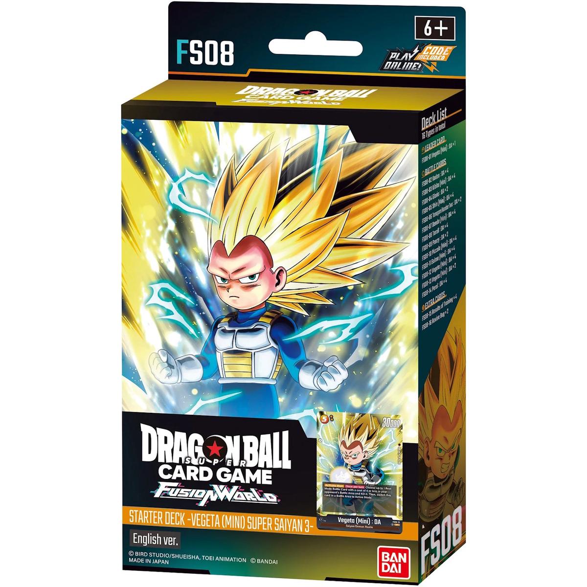 Dragon Ball Super TCG: Fusion World Vegeta (Mini) Super Saiyan 3 Starter Deck [FS08]