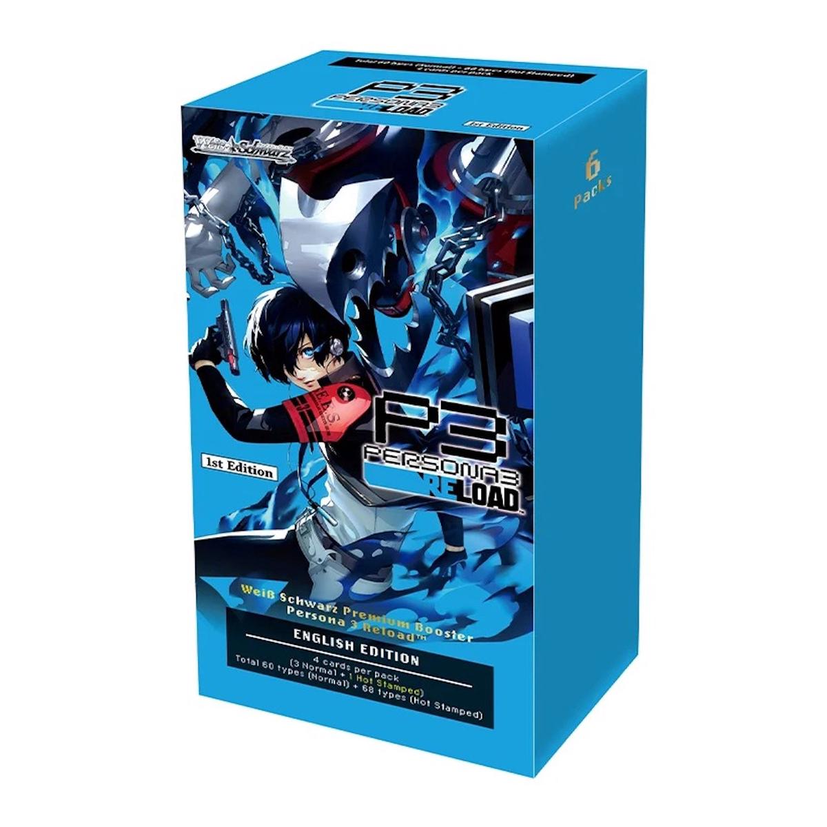 Weiss Schwarz TCG: Persona 3 Reload Premium Booster Box - 6 Packs
