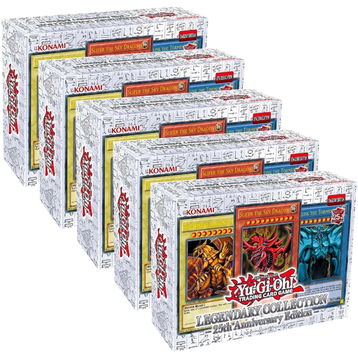 Yu-Gi-Oh! TCG: Legendary Collection Display - 25th Anniversary Edition - 5 Boxes