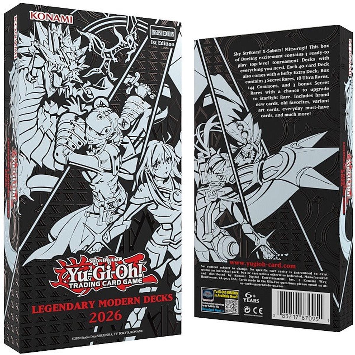 Yu-Gi-Oh! TCG: Legendary Modern Decks 2026 1st Edition