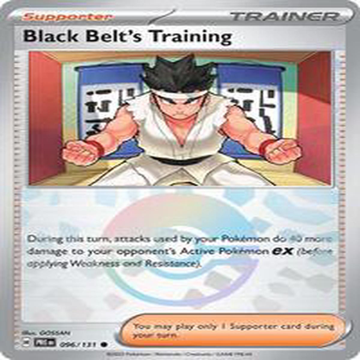 Black Belts Training - 096131 (Poke Ball Pattern) - SV Prismatic Evolutions (PRE) - Common