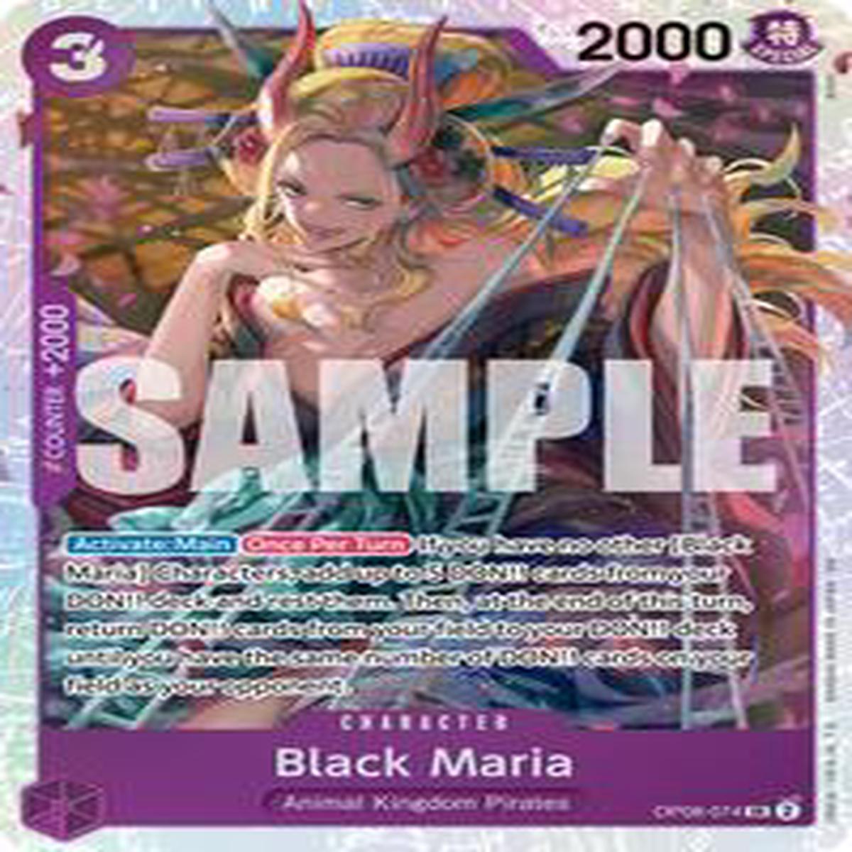 Black Maria (Reprint) - OP08-074 - Premium Booster -The Best- Vol 2 (PRB-02)