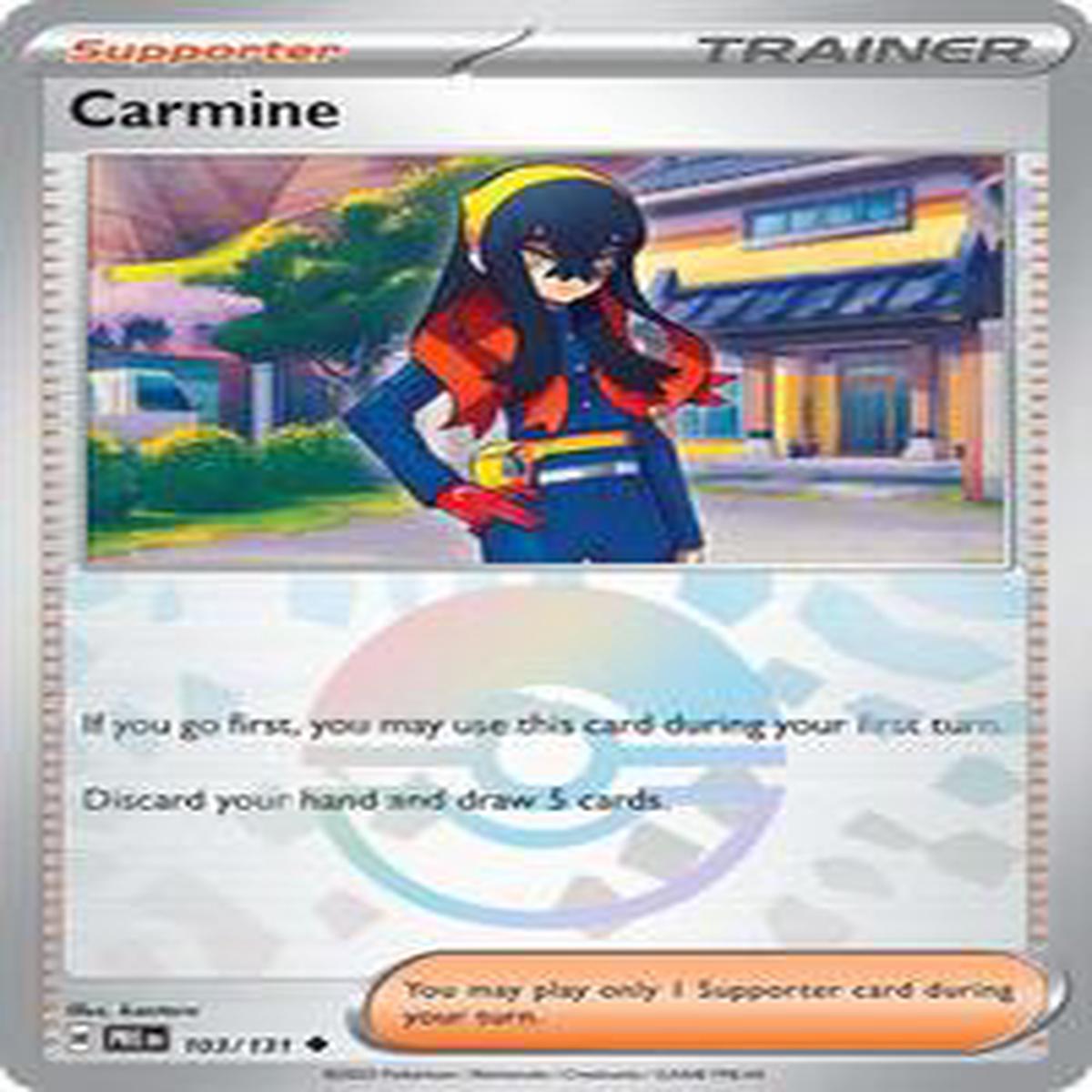 Carmine (Poke Ball Pattern) - 103131 - SV Prismatic Evolutions (PRE)
