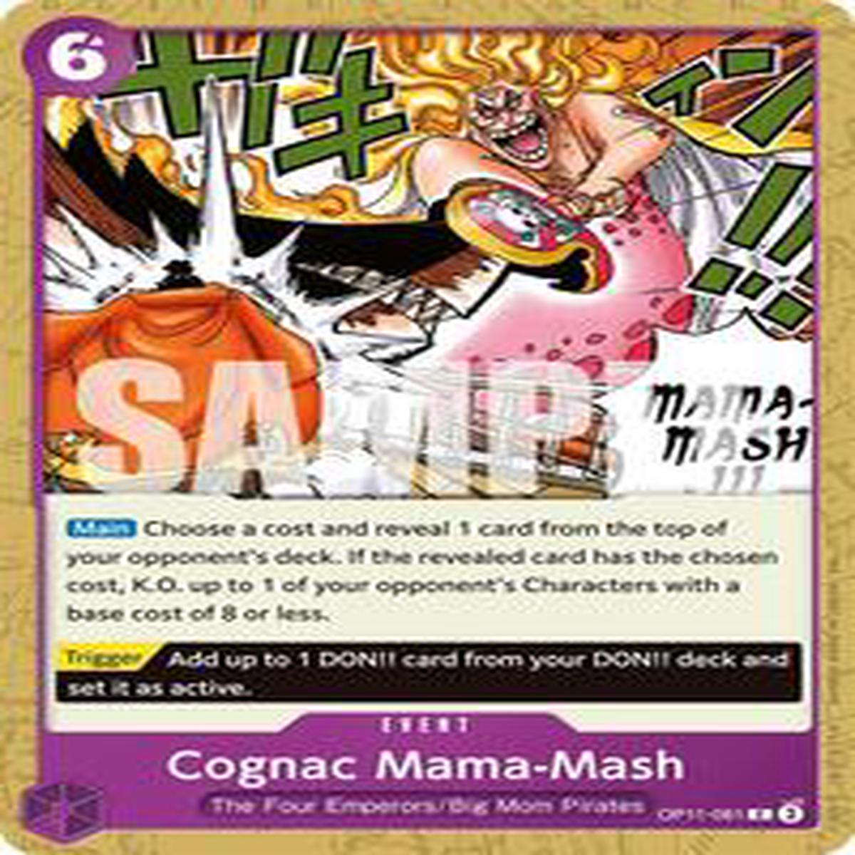 Cognac Mama-Mash - OP11-081 - A Fist of Divine Speed (OP11) - Normal