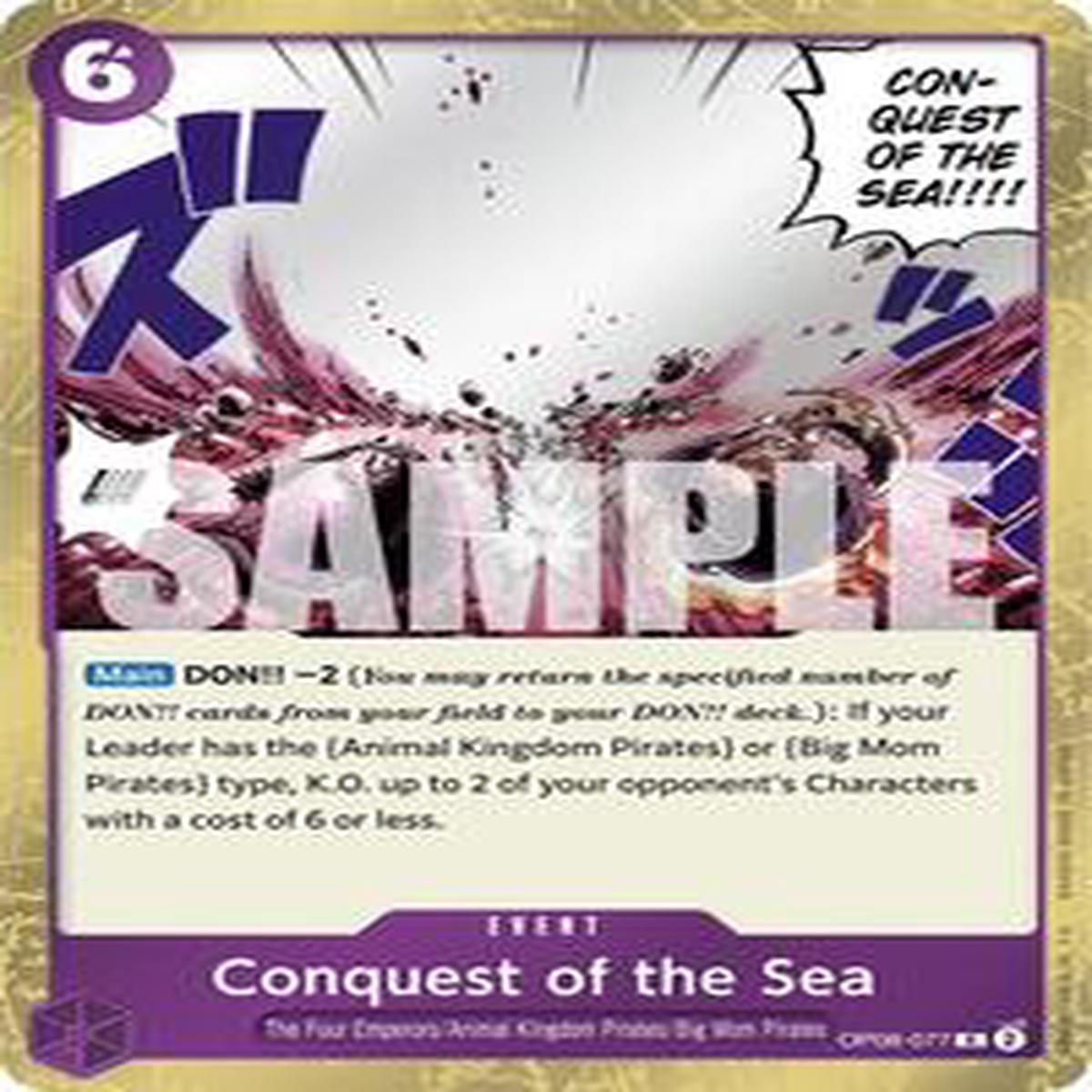 Conquest of the Sea - OP08-077 - Two Legends (OP08)