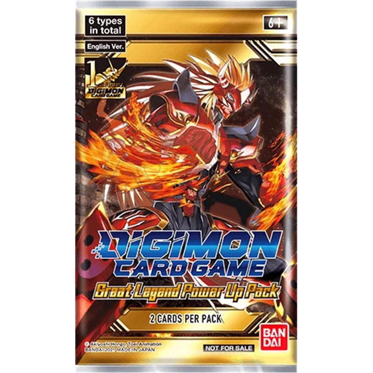 Digimon Card Game: Great Legend Power Up Pack - 2 Cards Per Pack