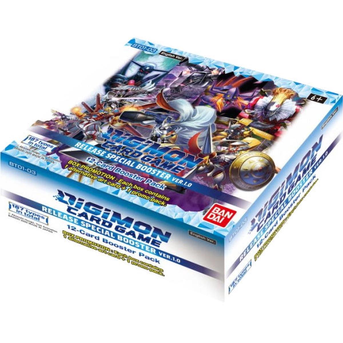 Digimon Card Game: Release Special Booster Ver.1.0 (BT01-03) Booster Box - 24 Packs