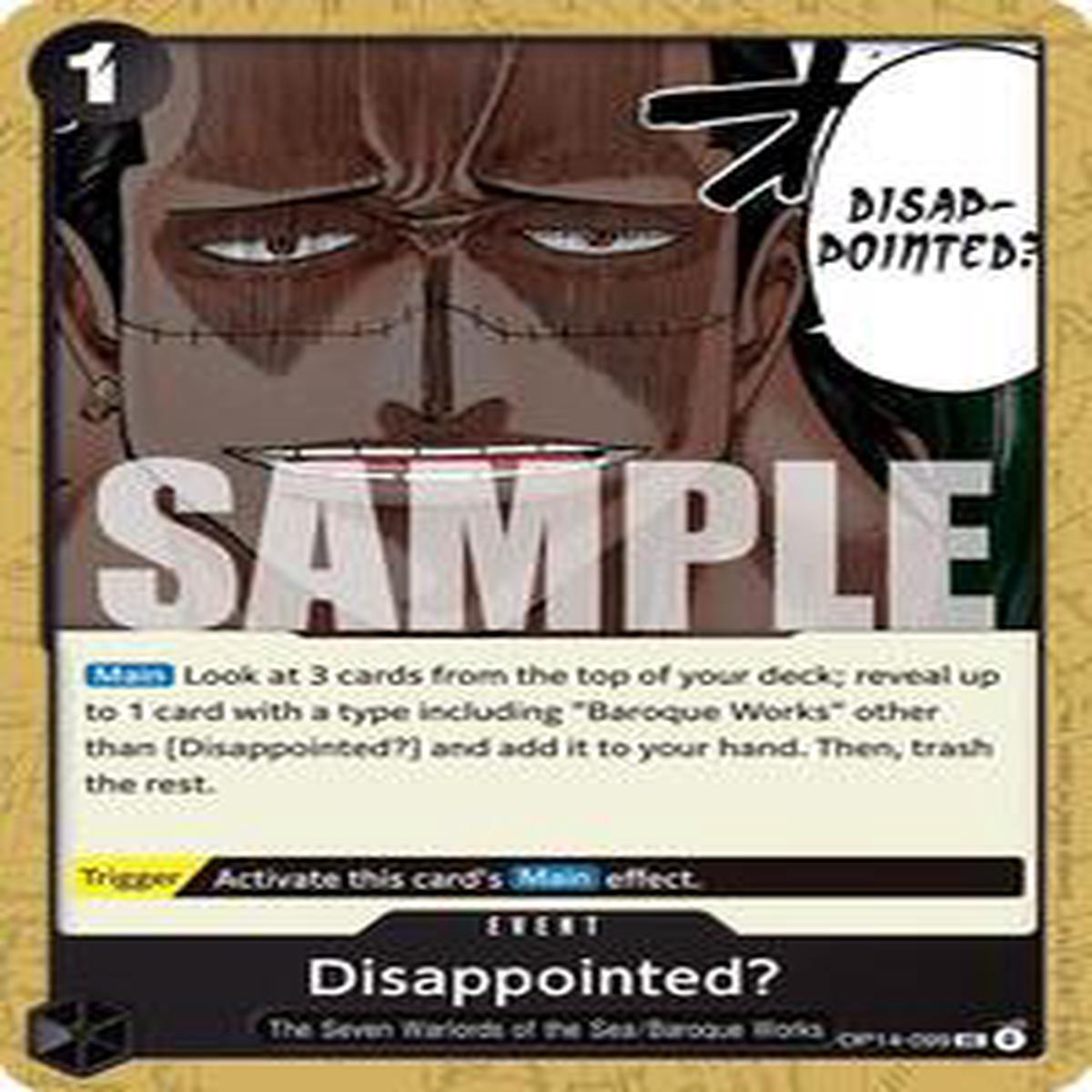 Disappointed? - OP14-099 - The Azure Sea's Seven (OP14) - Normal