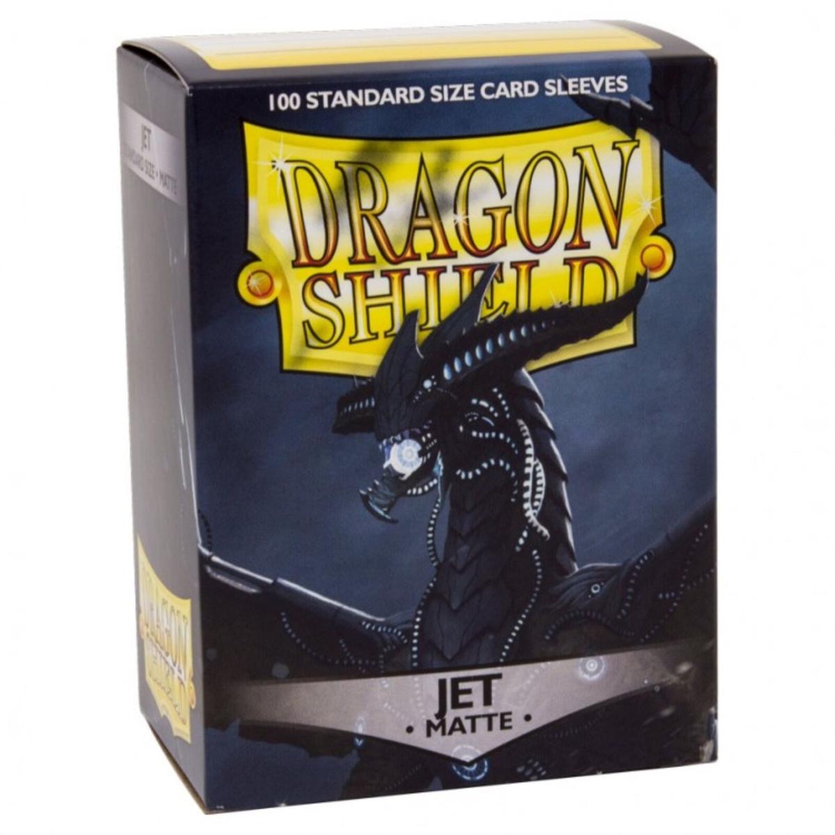 Dragon Shield Sleeves: Matte Jet - 100 Standard Size Sleeves