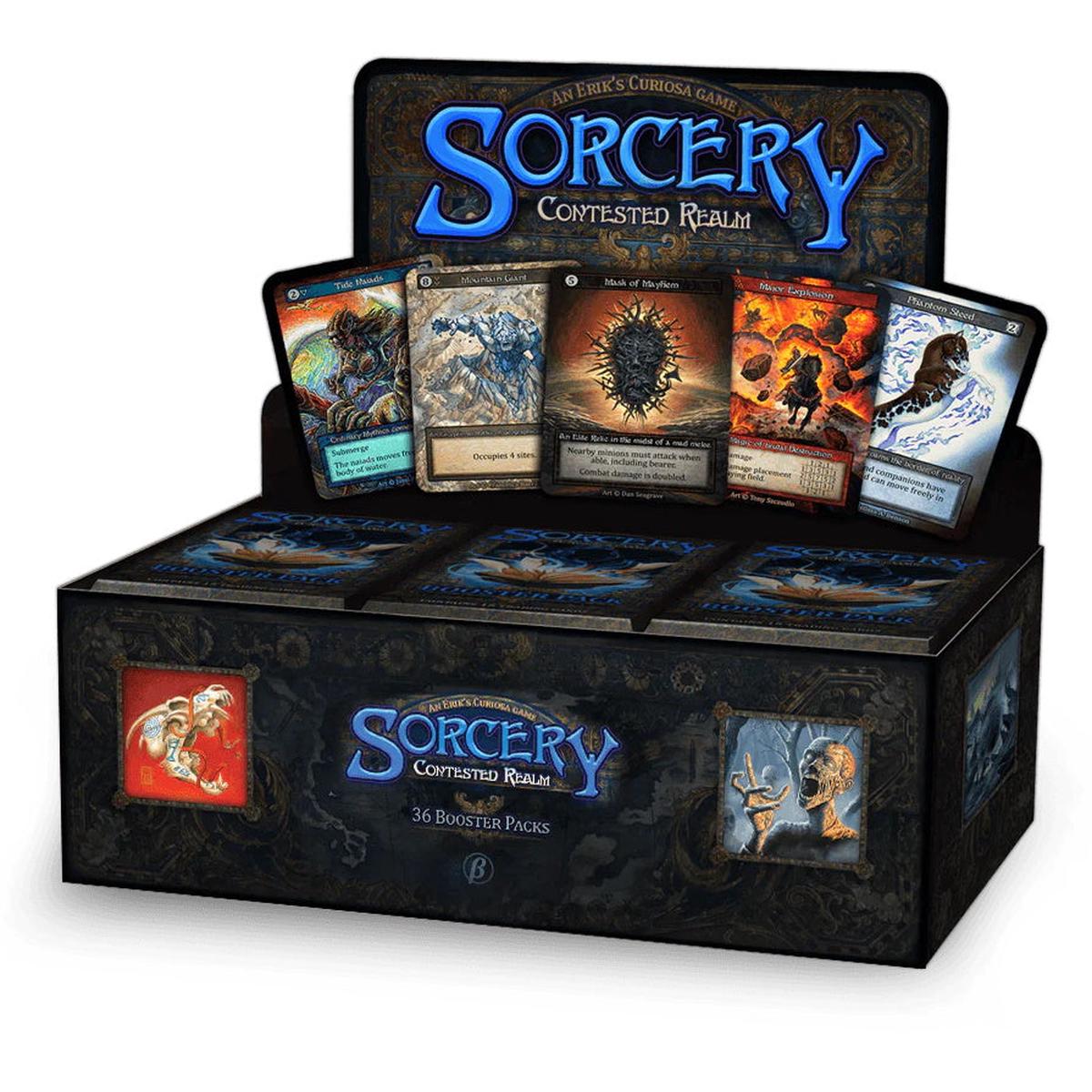 Sorcery TCG: Erik's Curiosa: Contested Realm BETA Edition Booster Box - 36 Packs
