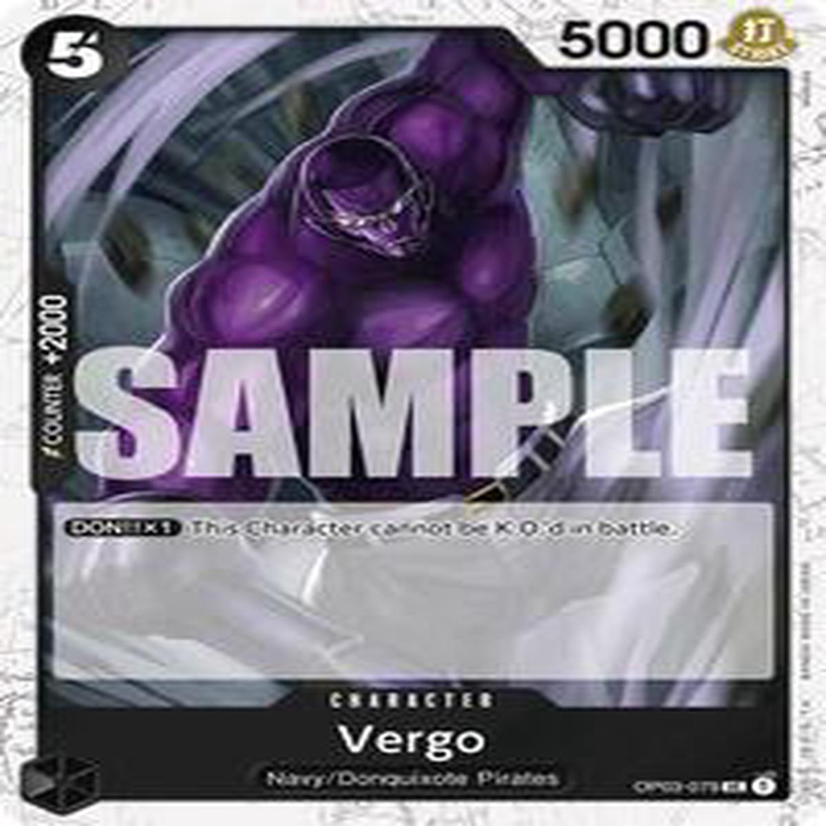 Vergo (Jolly Roger Foil) - OP03-079 - Premium Booster -The Best- (PRB-01)