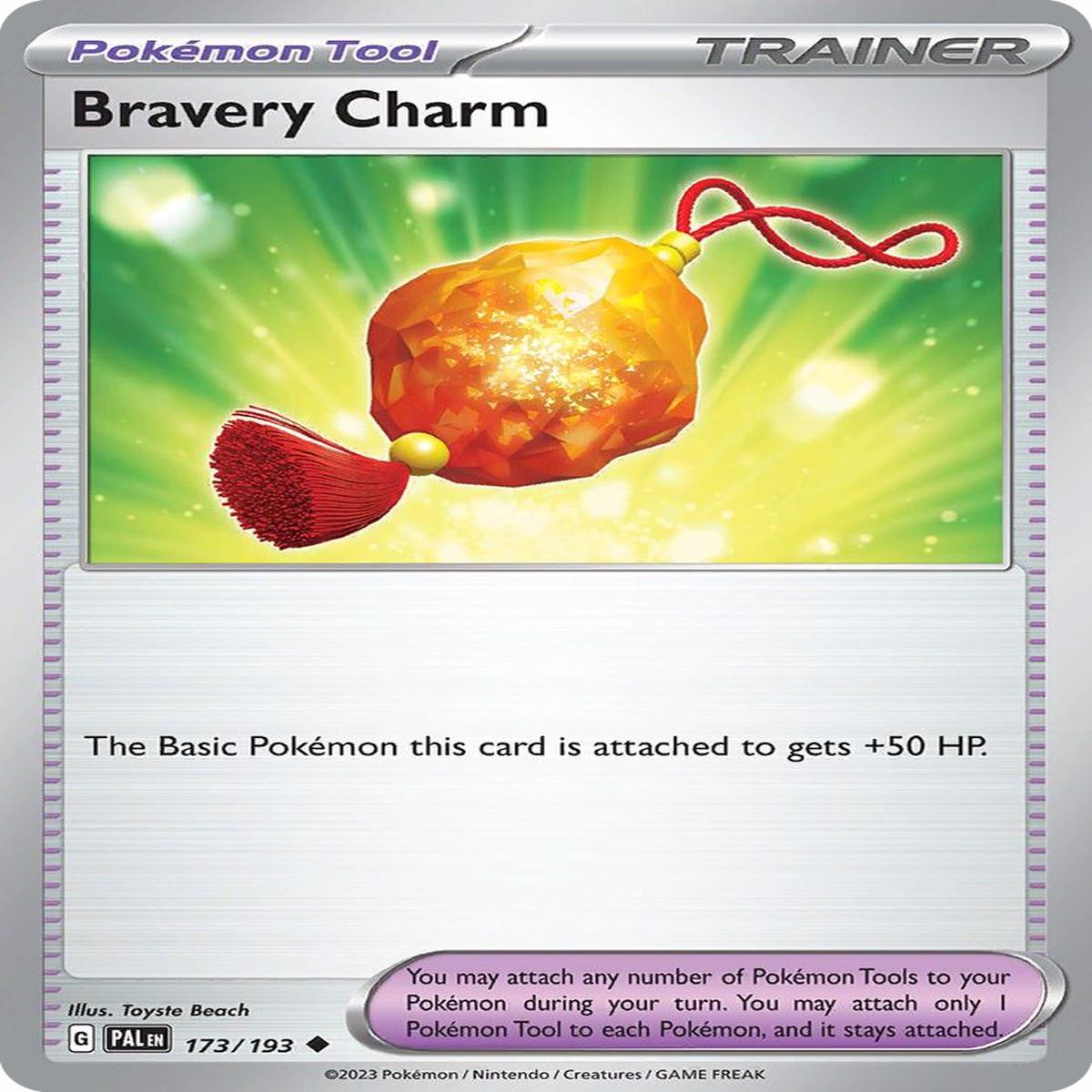 Bravery Charm - 173193 - SV02 Paldea Evolved (PAL) - Normal