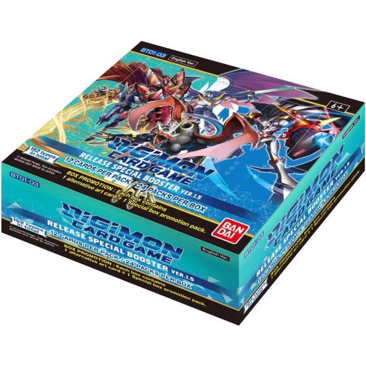 Digimon Card Game: Release Special Booster Ver.1.5 (BT01-03) Booster Box - 24 Packs