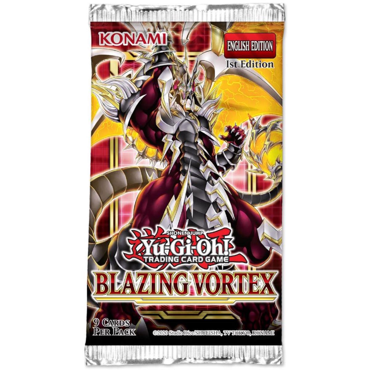 Yu-Gi-Oh! TCG: Blazing Vortex 1st Edition Booster - 1 Random Pack