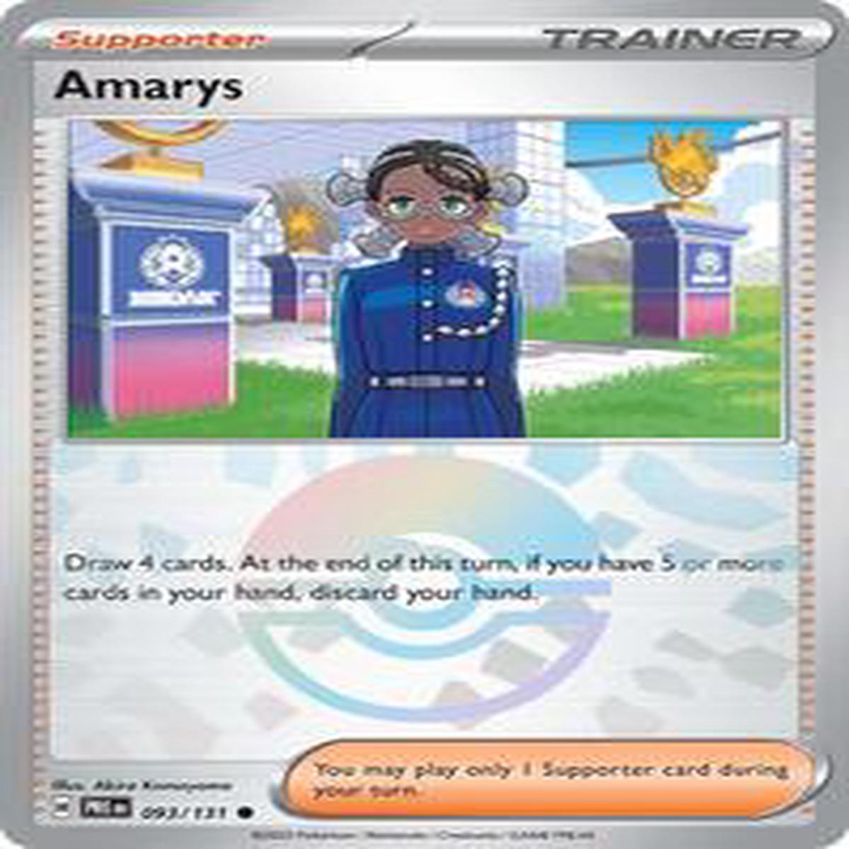 Amarys - 093131 (Poke Ball Pattern) - SV Prismatic Evolutions (PRE) - Common