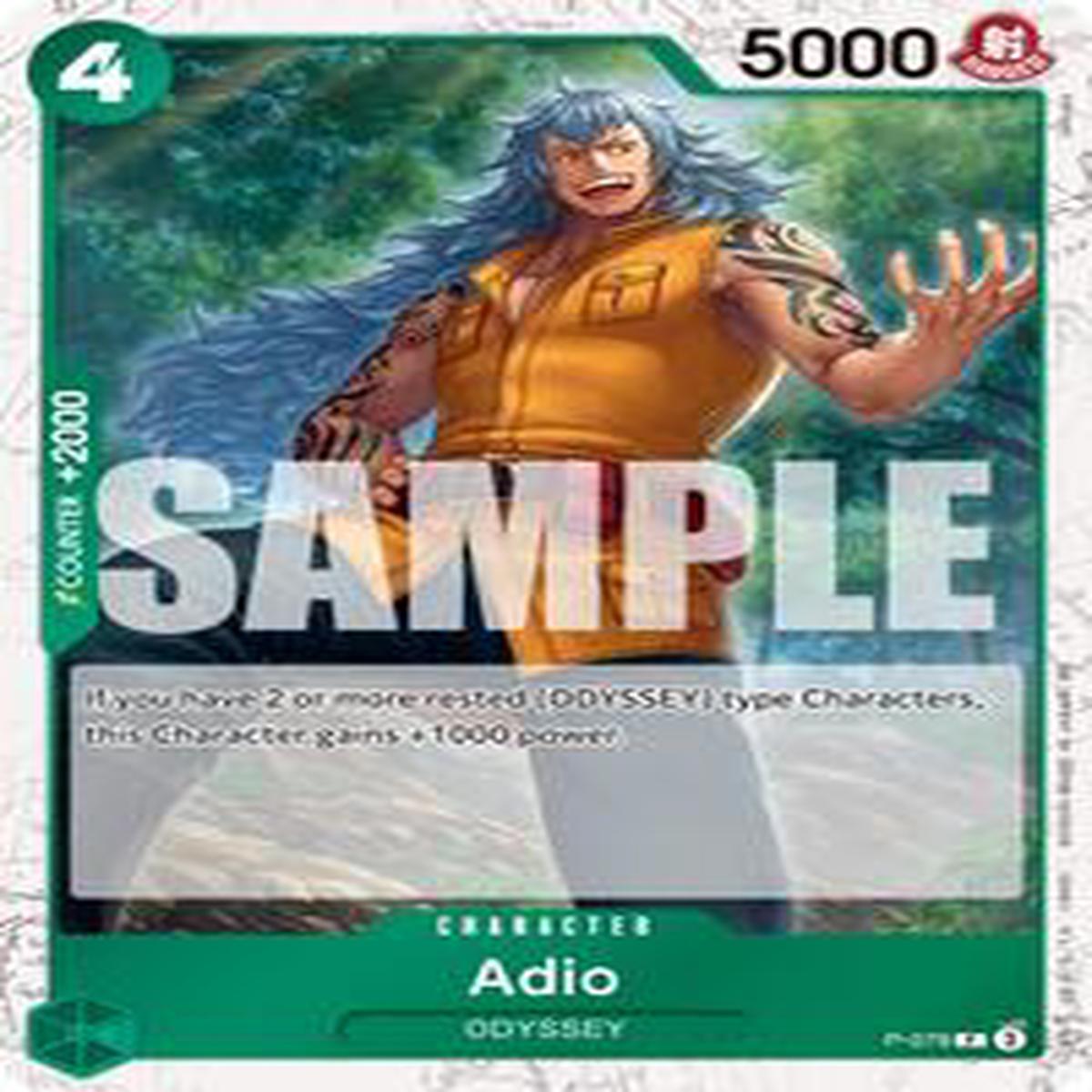 Adio (Pirate Foil) - P-078 - Premium Booster -The Best- Vol 2 (PRB-02)