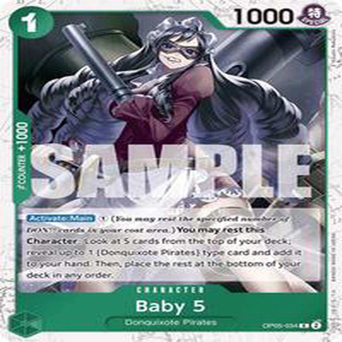 Baby 5 (OP05-034) (Jolly Roger Foil) - OP05-034 - Premium Booster -The Best- (PRB-01)