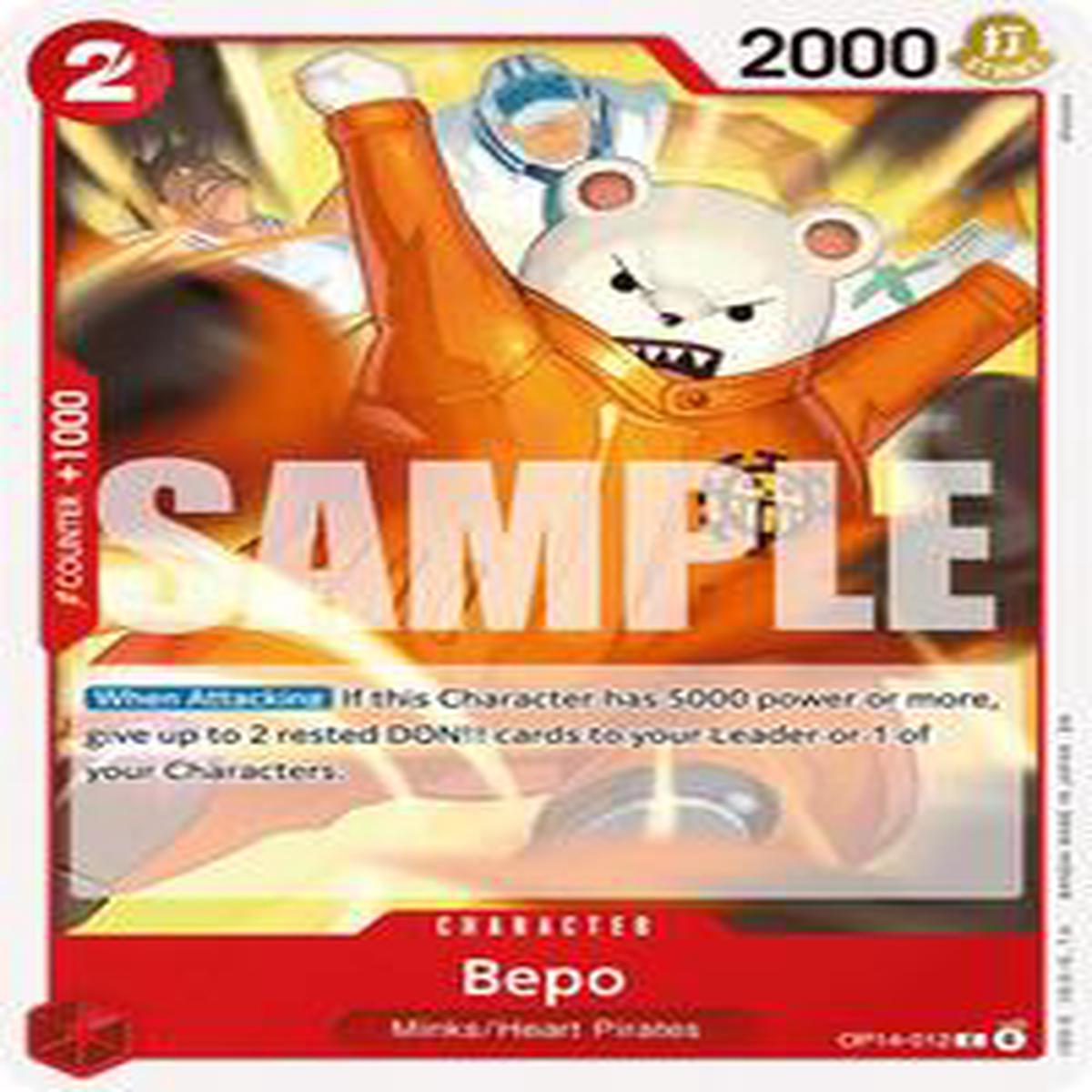 Bepo - OP14-012 - The Azure Sea's Seven (OP14) - Normal