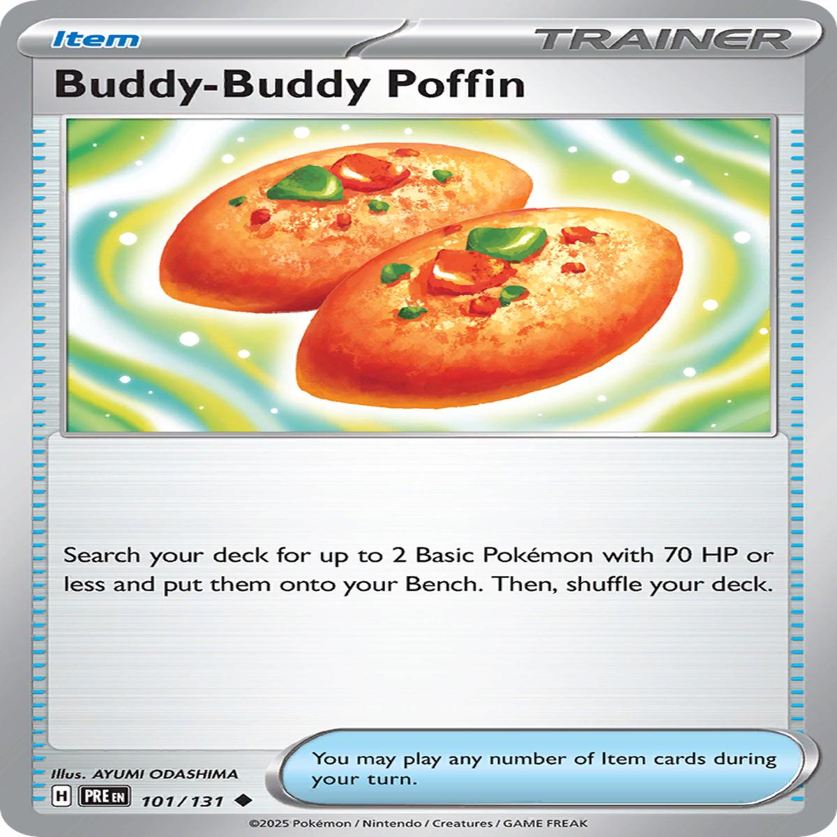 Buddy-Buddy Poffin - 101/131 - SV: Prismatic Evolutions (PRE) - Normal