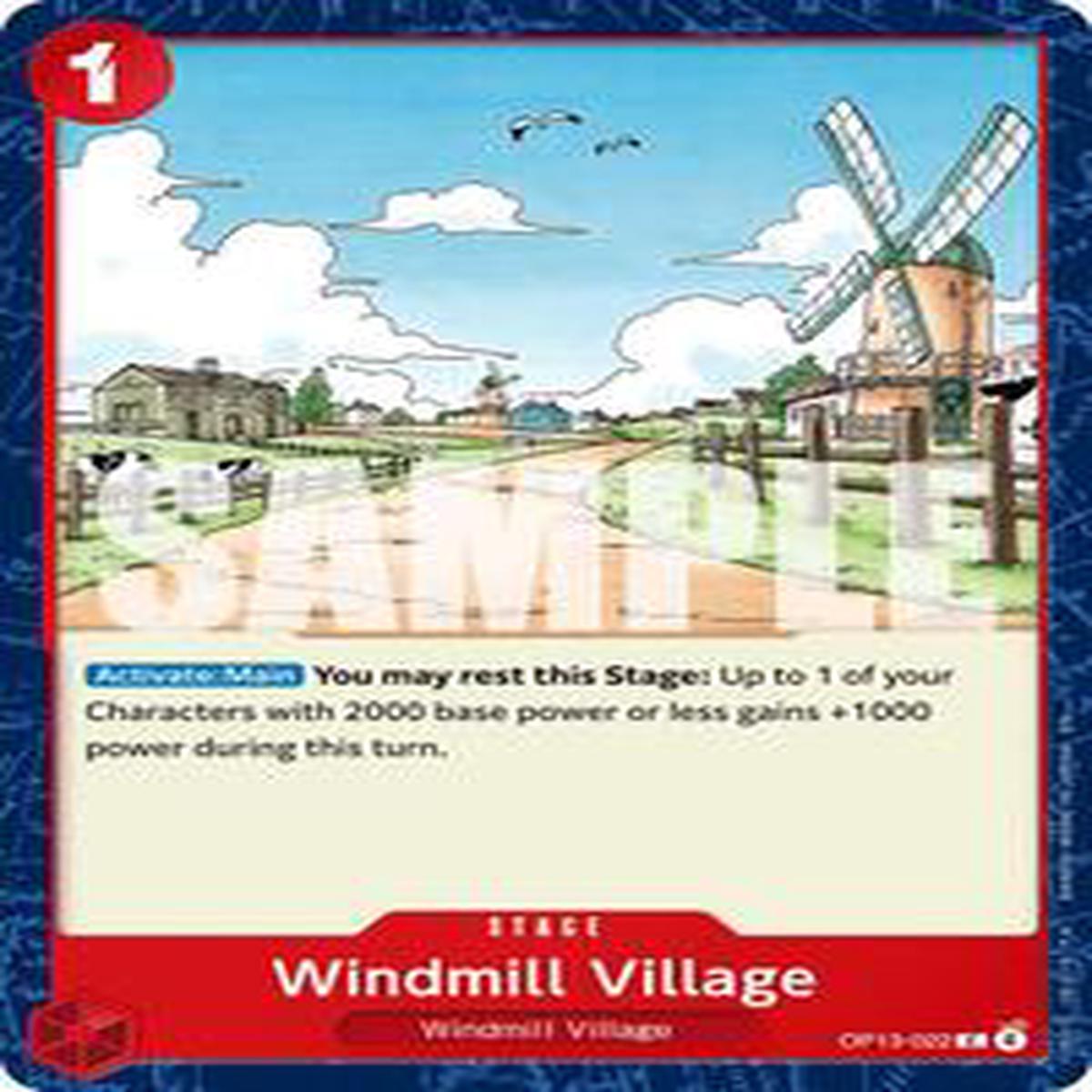 Windmill Village - OP13-022 - Carrying On His Will (OP13) - Normal
